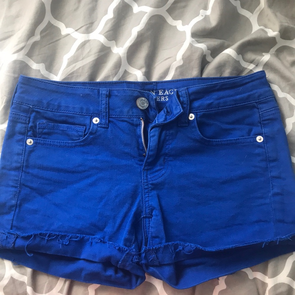 Blue jean shorts